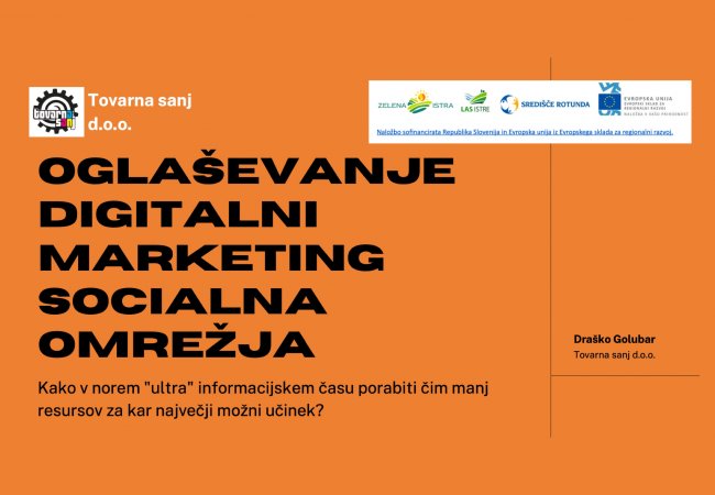Socialna omrežja in digitalni marketing